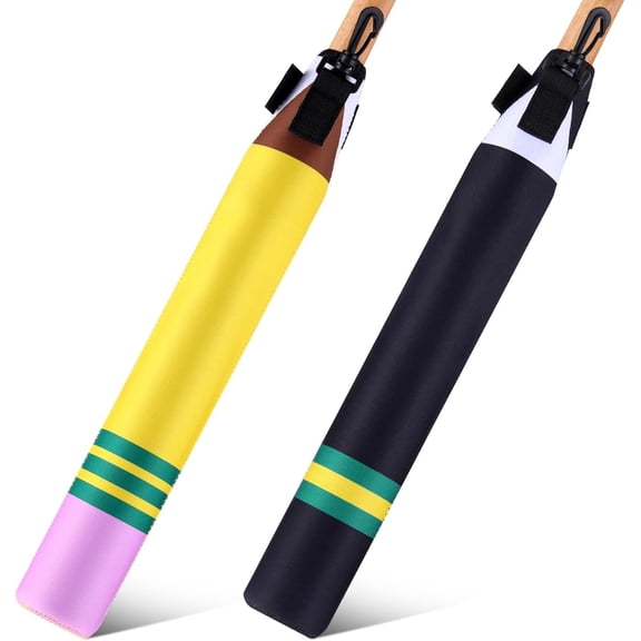 2 count Baseball Bat Sleeve 18 x 2.4 Inch Pencil Shaped Softball Bat Warmer Protector Cover with Hook Essential Baseball Accessories for Youth and Adults