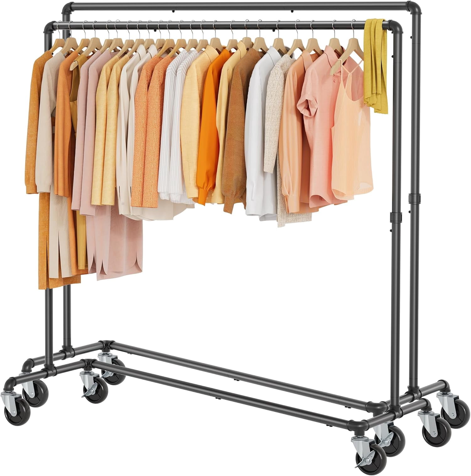 2 count Clothing Racks for Clothes Z Rack for Clothing Heavy Duty Hold ...