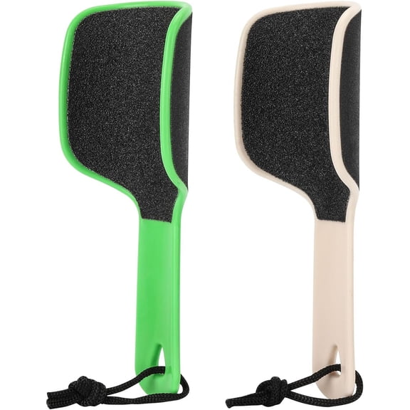 2 count Curved Foot File Callus Remover for , Double Sided Heel File Scraper U Shaped Foot    Remover