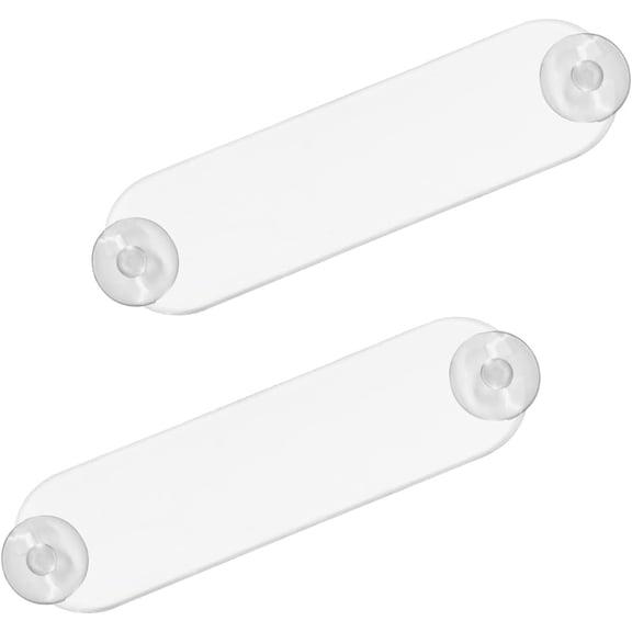2 count EZ Pass Holder - Toll Pass Transponder Holder Windshield EZ Pass Mounting Strips with Suction Cup - Windshield Ipass Sticker Holder for Major Toll Passes (2PCS)