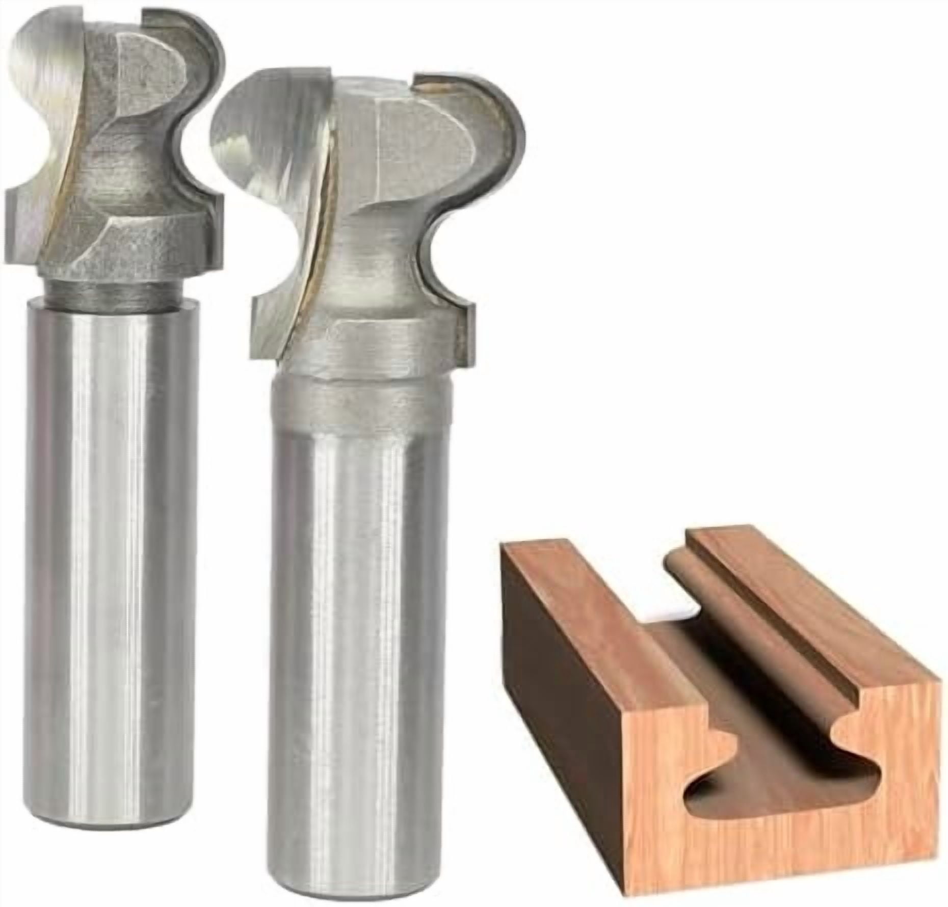 Finger Pull Rputer Bit 2 count Finger Pull Router Bits Set 1/2 Inch Shank,Drawer Pull Bit for ...