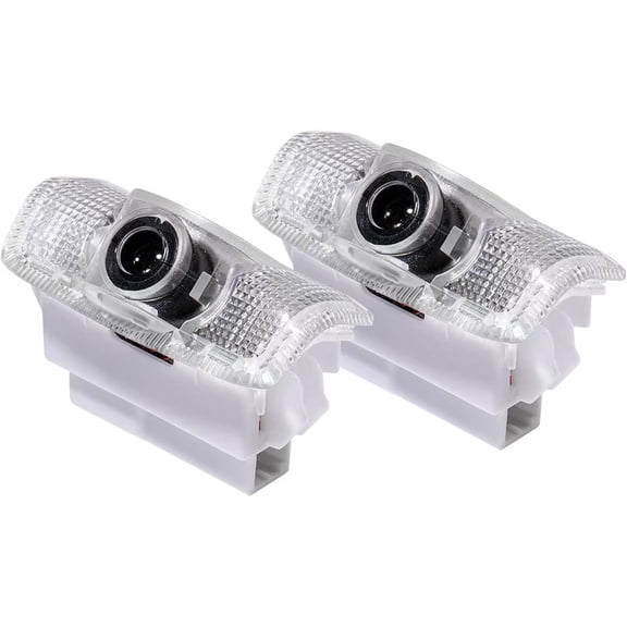 2 count Never Fade Door Lights Logo,  Shadow Welcome Puddle Projection Light Compatible with LS/ES/is/LX/LC/RX/GS/GX/RC/UX (White F )