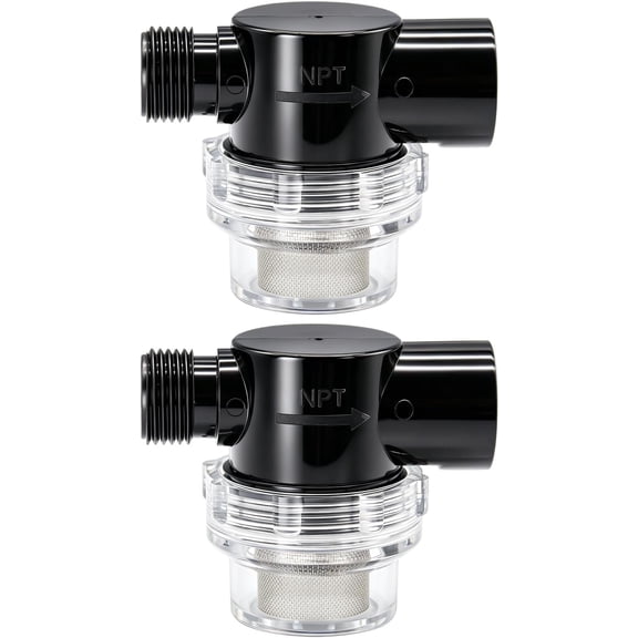 2 count RV Water Pump Strainer Filter 1/2" Twist Pipe