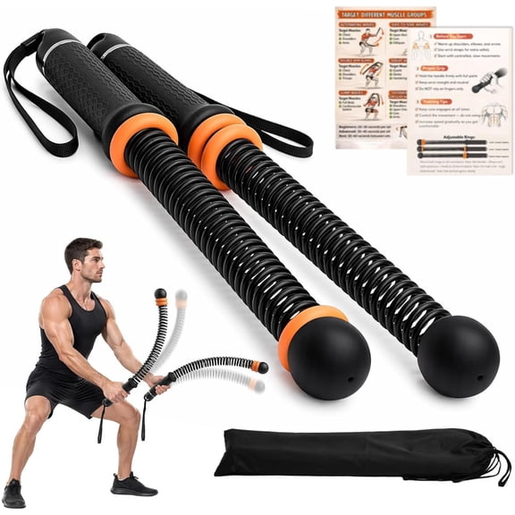 2 count Ropeless  Ropes for  Gym, Cordless  Ropes with Adjustable Resistance Rings, Quiet Portable Workout Equipment for HIIT, Strength  & Low  Cardio