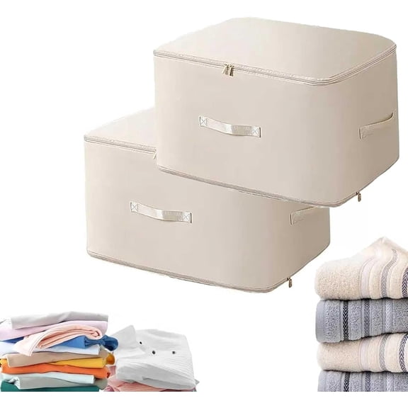 2 count Ultra Space Saving Self Compression Organizer, And -Proof Compression Storage Bag For / Comforters, Pillows, Bedding/Quilt, Blanket, Duvet (White, Large)