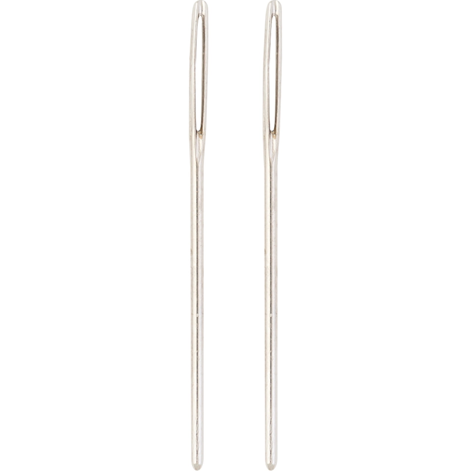2 ct. (48 Total) Steel Yarn Needles by Loops & Threads - Lightweight Needles for Crochet - Knitting - and Weaving Projects - Bulk 24 Pack
