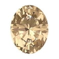 thumbnail image 1 of 2 ct 9x7mm Oval Cut VVS1 Synthetic Yellow moissanite November Birthstone, 1 of 5