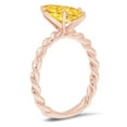 thumbnail image 1 of 2 ct Marquise Cut Natural Citrine Solitaire Engagement Ring for Women in 14K Rose Gold, 1 of 2