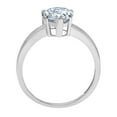 thumbnail image 1 of 2 ct Pear Cut Natural Sky Blue Topaz Solitaire Engagement Ring for Women in 18K White Gold, 1 of 2