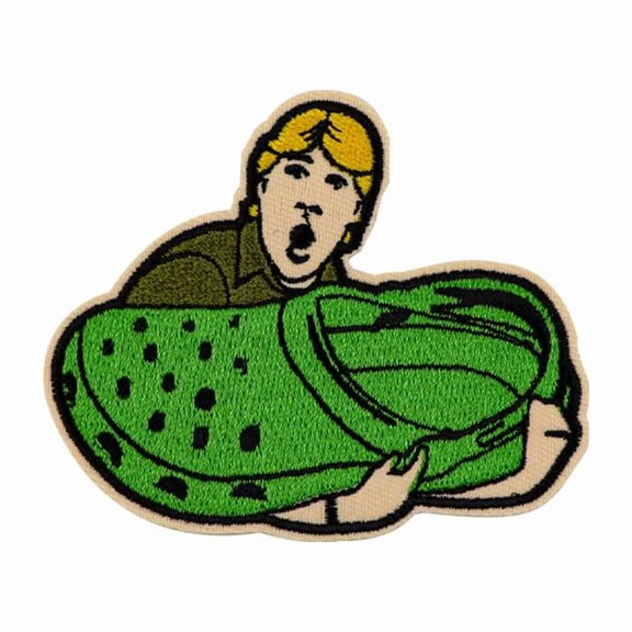 2 cute embroidered iron-on patch badges patchwork sewing applique jacket backpack gift