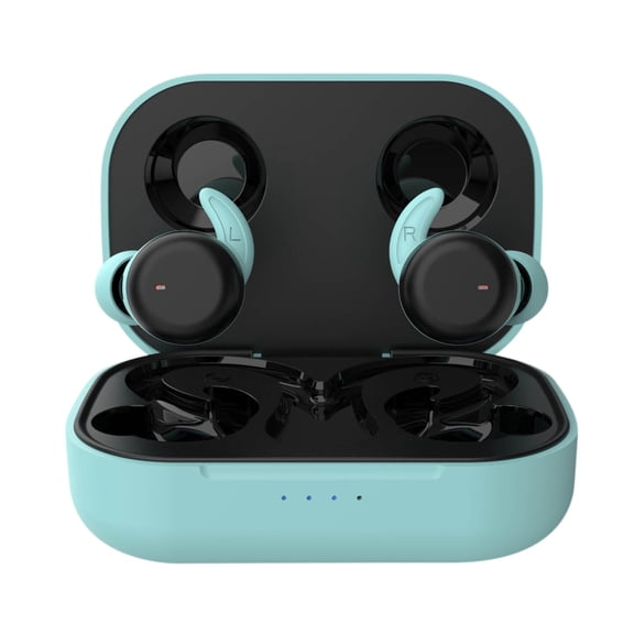 2 dollar items only Wireless Noise Cancelling Workout Earbuds with Secure-Fit Wingtips, Up to 30-Hour Battery Life, Sweat & Water Resistant, IOS & Android Compatible