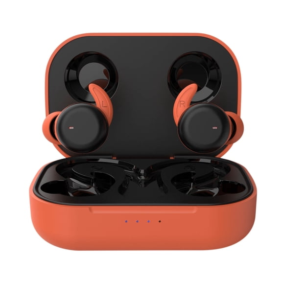 2 dollar items only Wireless Noise Cancelling Workout Earbuds with Secure-Fit Wingtips, Up to 30-Hour Battery Life, Sweat & Water Resistant, IOS & Android Compatible