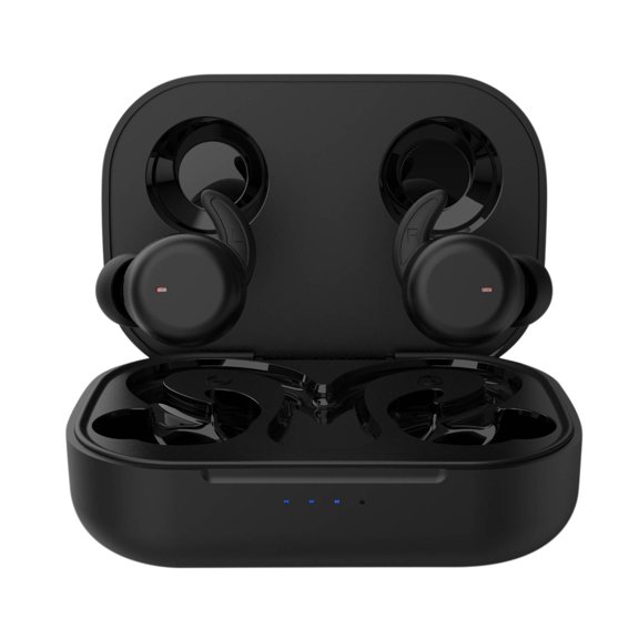 2 dollar items only Wireless Noise Cancelling Workout Earbuds with Secure-Fit Wingtips, Up to 30-Hour Battery Life, Sweat & Water Resistant, IOS & Android Compatible