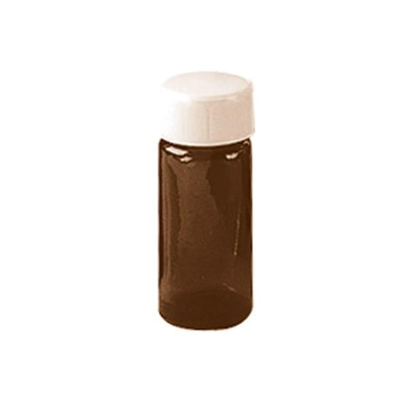 Frontier Co-op Amber Oil Bottle with Cap (6 count) 2 dram