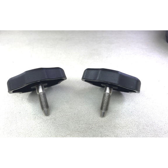 2-ea 2007-2016 Jeep Wrangler Jk Soft Top Window Frame Short Knob Pin/ Surround