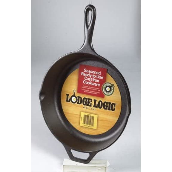 Lodge Logic Skillet - Pre-Seasoned Cast Iron, Round - 2 Pack, 10.25 In