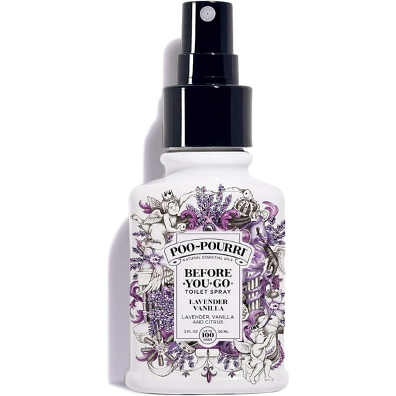 2X - 2 fl oz Toilet Spray Lavender Vanilla - Poo-Pourri
