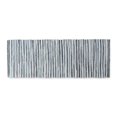 thumbnail image 1 of 2 ft. 3 in. x 6 ft. Stonewash Blue Slim Stripe Cotton Chindi Rug, 1 of 1