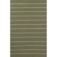 thumbnail image 1 of 2 ft. 3 in. x 8 ft. River Hand Woven Contemporary Runner Rug, Green, 1 of 1