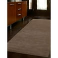 thumbnail image 1 of 2 ft. 6 in. x 10 ft. Hand Knotted Loom Woolen Runner Rug, Solid Light Brown, 1 of 1