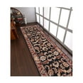 thumbnail image 1 of 2 ft. 6 in. x 8 ft. Hand Tufted Wool Oriental Runner Rug, Black & Rust, 1 of 1