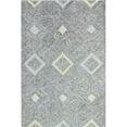 thumbnail image 1 of 2 ft. 6 in. x 8 ft. Valencia Transitional 100 Percentage Wool Hand Tufted Rectangle Area Rug - Ivory & Grey, 1 of 1