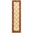thumbnail image 1 of 2 ft. 7 in. x 12 ft. Timeless Fleur De Lis Runner Area Rug - Ivory, 1 of 1
