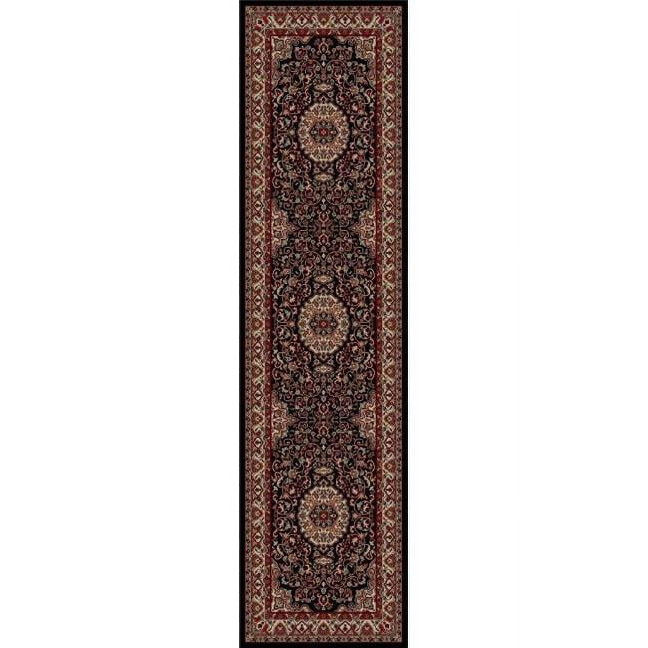 2 ft. 7 in. x 5 ft. Persian Classics Isfahan Black