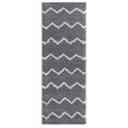 thumbnail image 1 of 2 ft. 7 in. x 7 ft. 2 in. Tranquility Galen Gray Rectangle Runner Rug, 1 of 1