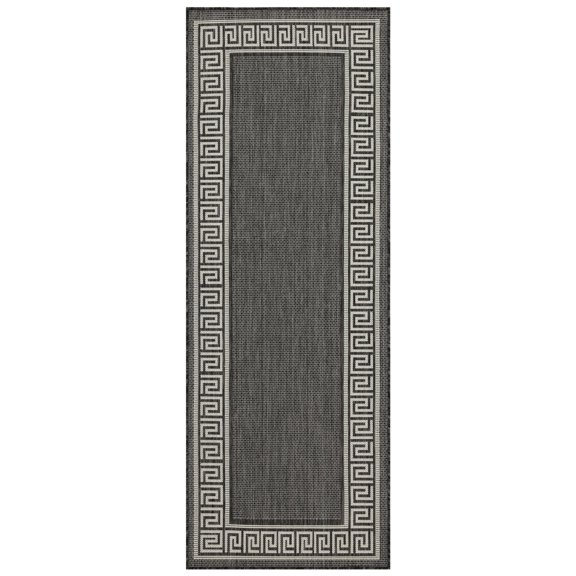 2 ft. 7 in. x 7 ft. 3 in. Rug with Elegant Design | Fit for Indoor & Outdoor High - traffic Spots | Made in Turkey, Easy to Hose Off