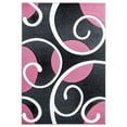thumbnail image 1 of 2 ft. 7 in. x 7 ft. 4 in. Bristol Riley Pink Rectangle Runner Rug, 1 of 1