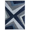 thumbnail image 1 of 2 ft. 7 in. x 7 ft. 4 in. Bristol Zine Navy Rectangle Runner Rug, 1 of 1