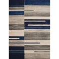 thumbnail image 1 of 2 ft. 7 in. x 7 ft. 4 in. Contours Docker Runner Rug, Denim, 1 of 1