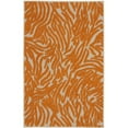thumbnail image 1 of 2 ft. 8 in. x 4 ft. Zebra Indoor & Outdoor Rectangle Area Rug - Orange, 1 of 1