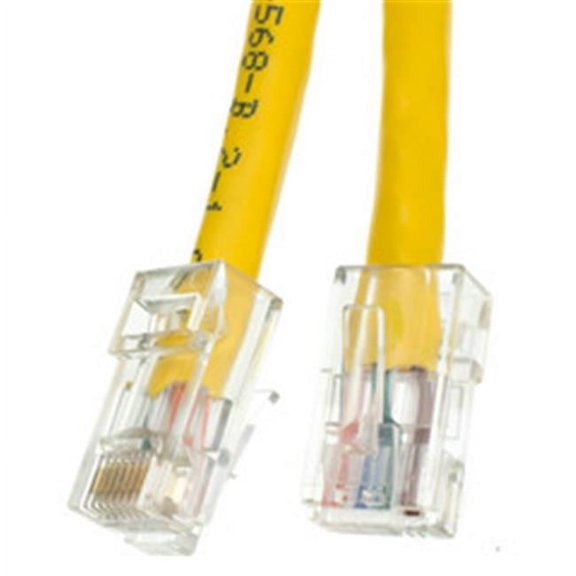 2 ft. Cat5e White Ethernet Patch Cable, Bootless