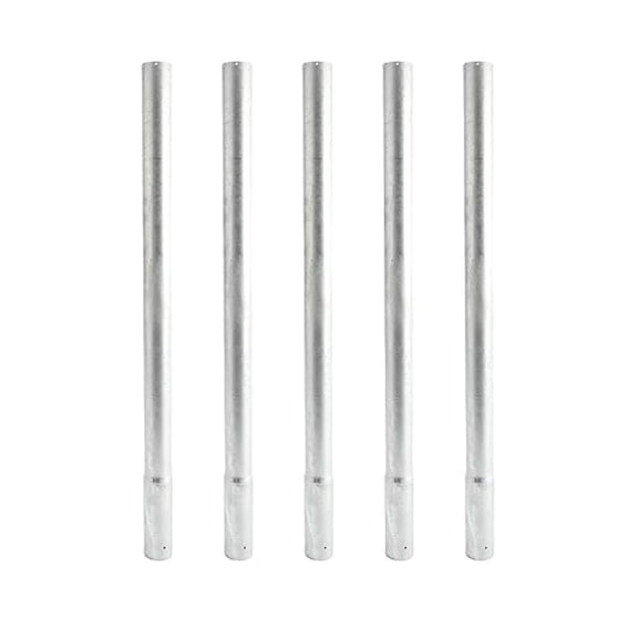 2 ft Long Chain Fence Post Extenders for 1 5/8" Fence Posts (Pack of 5)