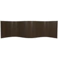 thumbnail image 1 of 2 ft. Short Bamboo Wave Screen in Dark Mocha Freestanding Desktop Partition, 1 of 7