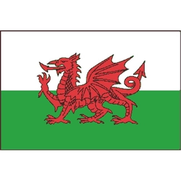 2 ft. X 3 ft. Nyl-Glo Wales Flag
