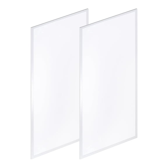 2 ft. X 4 ft. 50-Watt Dimmable Integrated LED Flat Panel Flush Mount Light with 5500 Lumens 5000K, White (Set of 2)