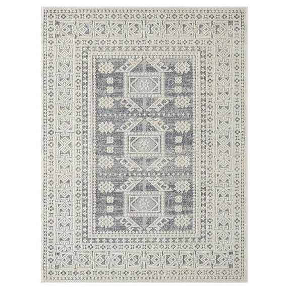 2 ft. x 3 in. Santa Barbara Laguna Rectangle Power Loomed Rug, Brown