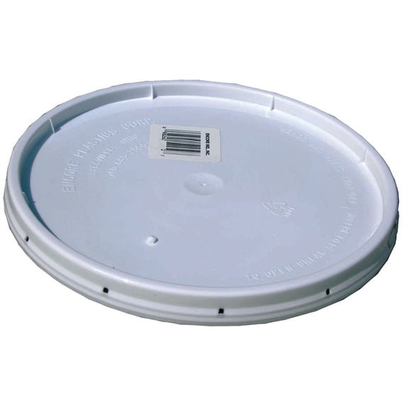 2 gal Encore Plastics 1044796 White Tear-Strip Gasketed Lid
