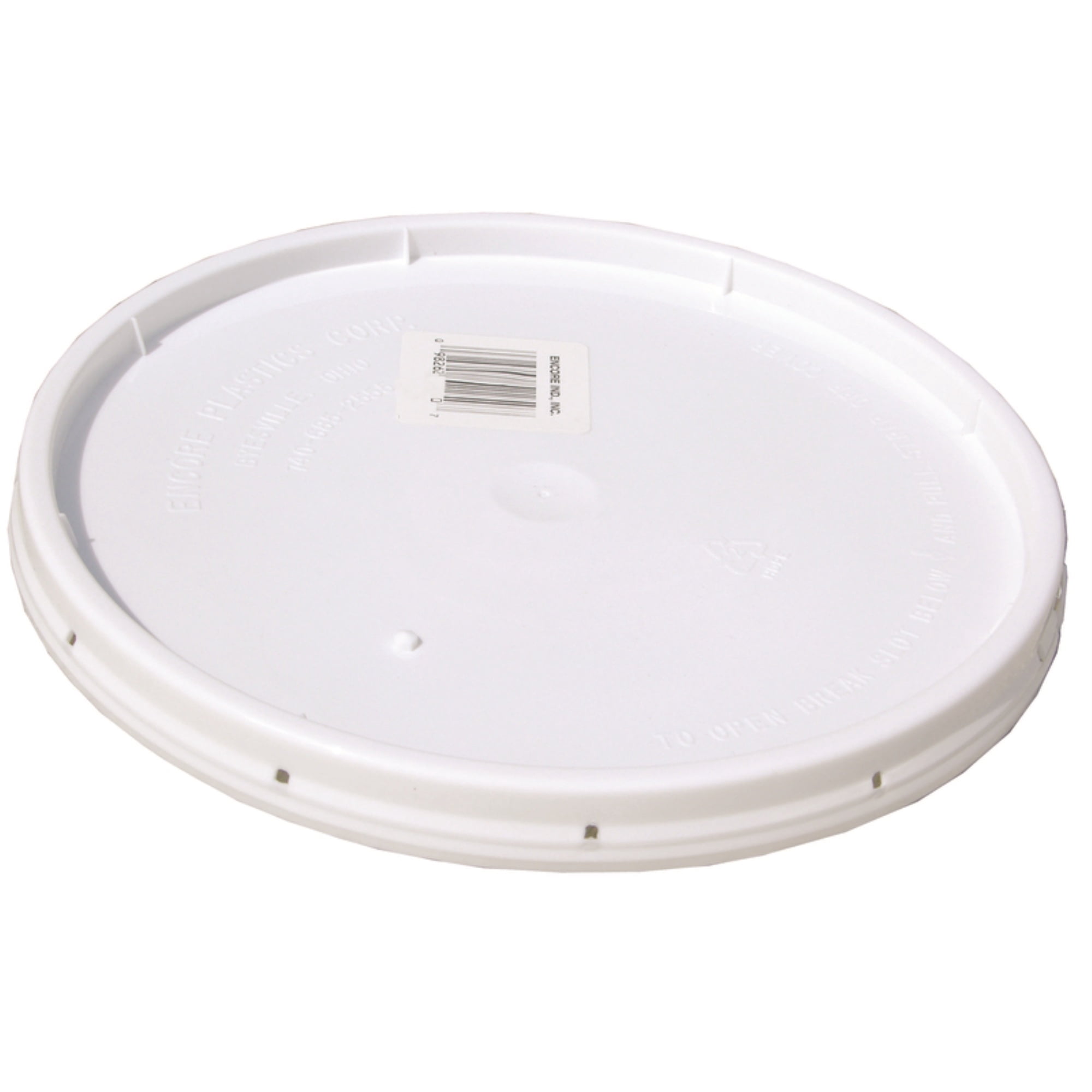 PAIL LID PLSTC WHT 2G - Walmart.com