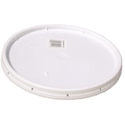 PAIL LID PLSTC WHT 2G