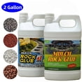 thumbnail image 1 of 2-gallon Ready-to-use Mulch Adhesive (1-gallon And 1-gallon), Gravel Adhesive | Quick-drying, Non-toxic | For Securing Footpaths, Patios And Driveways | Weather-resistant Adhesive, 1 of 10