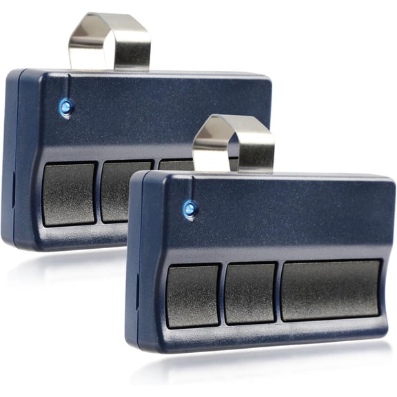 2 garage exit blue shell garage door opener remote replacements compatible with +315 (purple three buttons) (370373950953)