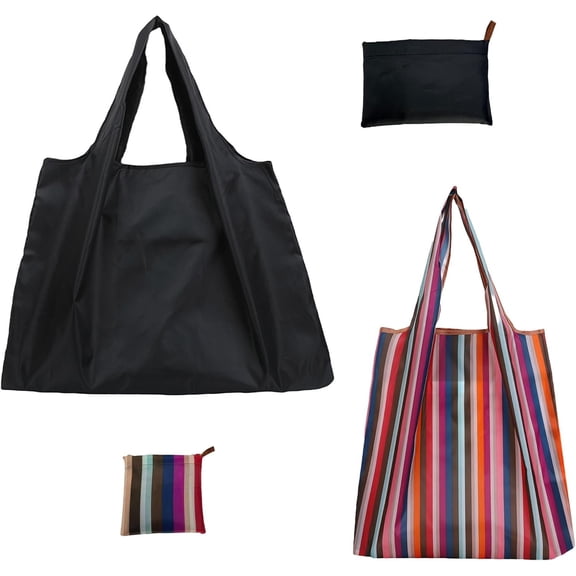 2- grocery bags,shopping bags,grocery bags Shopping 60+Pounds Capacit, Foldable,