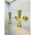 thumbnail image 1 of 2 holder Modern Handcrafted Brass Wall Sconce - Handmade Brass Wall Light Lamp, 1 of 3