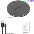 2 in 1 30W Dual Qi Wireless Charger for Samsung S21 S20 Double Qi Fast