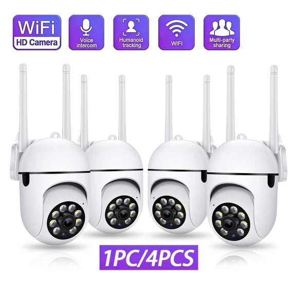 2-in-1 3MP Dual-View PTZ Dome Camera: Fixed & Auto Tracking, Night Vision, WiFi/5G, Two-Way Audio, Motion Detection, iOS/Android Remote Viewing, IP54 Waterproof for Home & Teen Safety