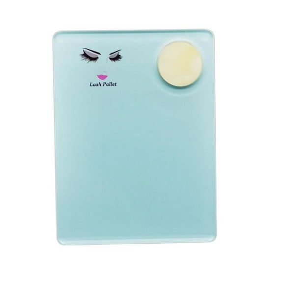 2-in-1 Acrylic Eyelash Extension Eye Lash Pallet Holder Display Organizer Pad and Jade Stone for beauty salons or individual use